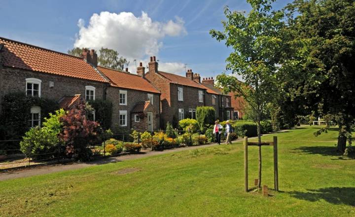 Cottages by the village green